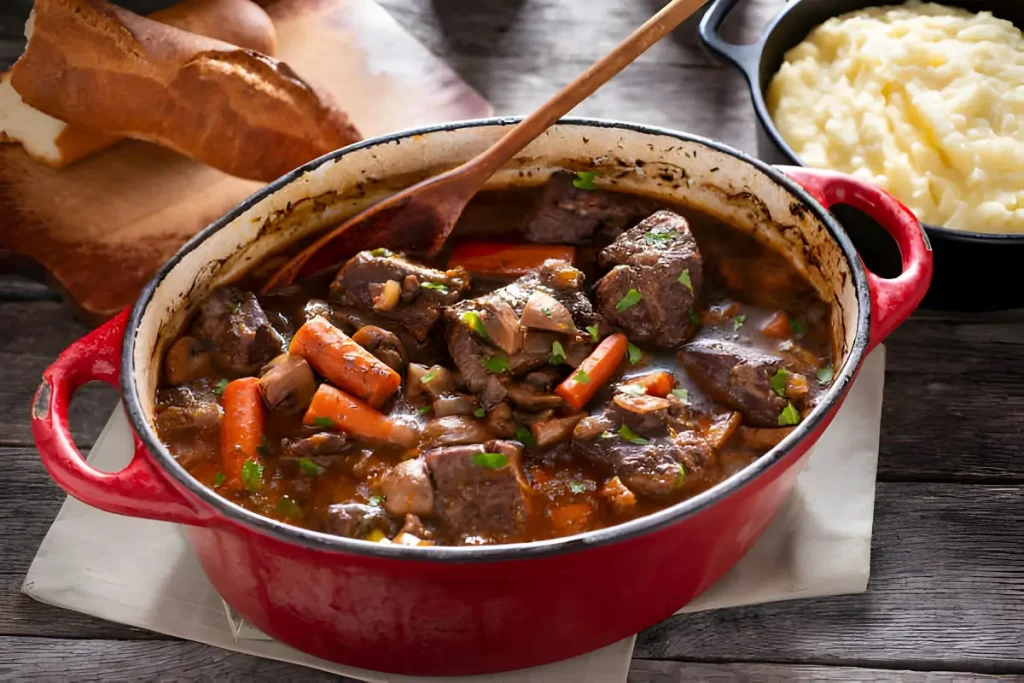 boeuf bourguignon recette de grand-mère