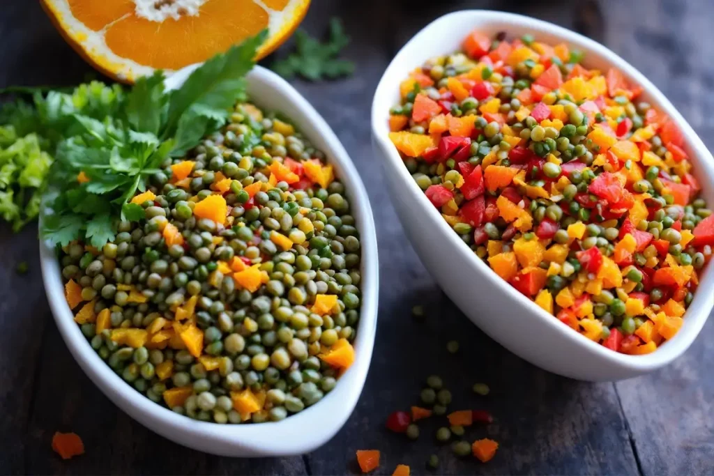 Salade de lentilles